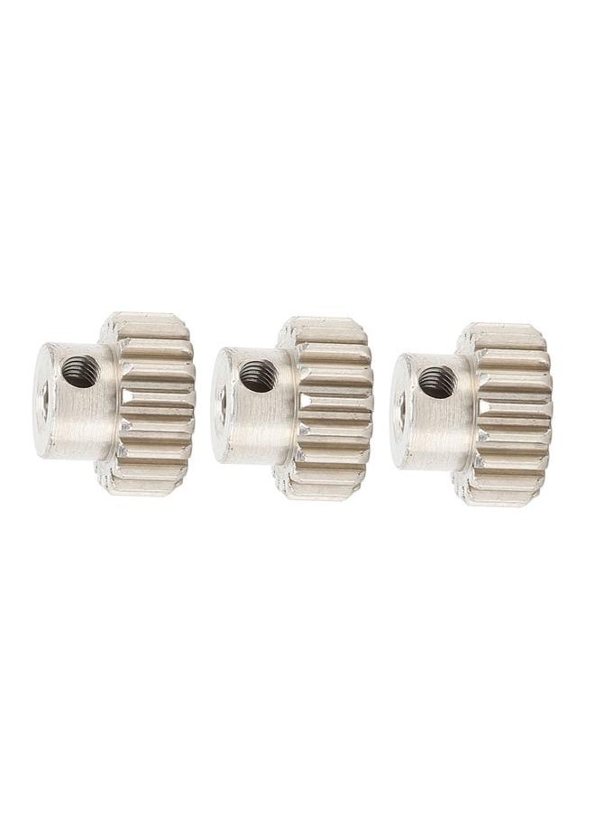 Thoraya 3PCS Metal Motor Gears with Set Screws M0.6 Module 3.175mm Hole Diameter Pinion Gear for 1/10 RC Car Truck 20T  - Image 5