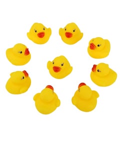 GUDOO 60 Pieces Bath Toy MINI Rubber Ducks Little Rubber Ducks for Baby Shower Squeak Fun Bath Toy Float Decorations  - Image 4