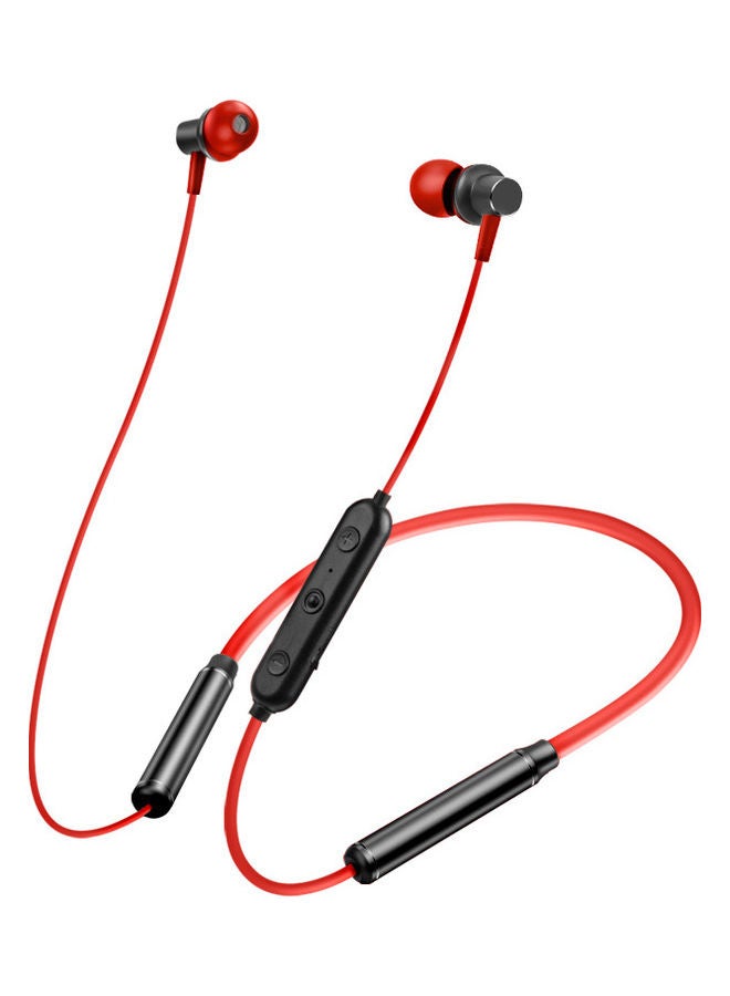 OFFBEAT Flextunes S1 Sport Wireless Headphones, Sweatproof Neckband Bluetooth Earbuds with Playback Controls, Long 20H Playtime, Bluetooth 5.3, Magnetic Tips, Flexible Neckband and Comfortable Fit Red - Image 1