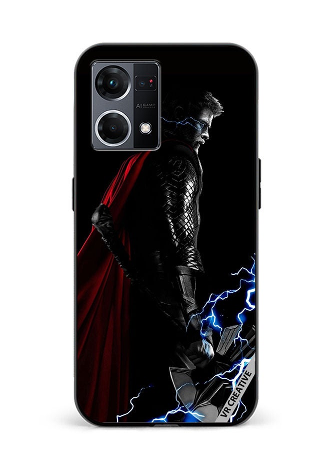 VR CREATIVE Protective Case Cover For Oppo Reno8 4G Thor Design Multicolour - Image 1