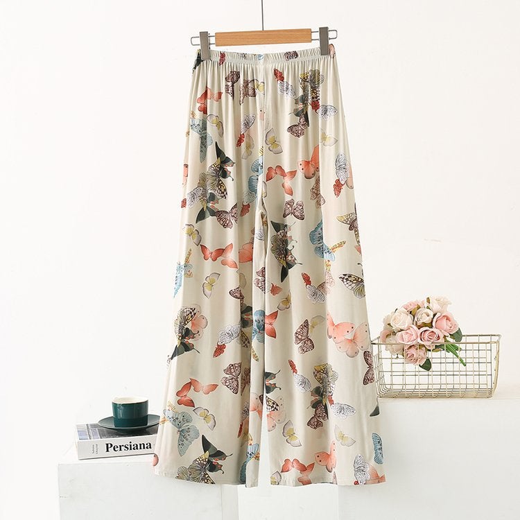 Summer Cotton Womens Casual Pants 2024 K06-National Wind - Image 3