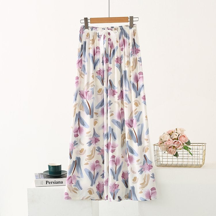 Summer Cotton Womens Casual Pants 2024 K06-National Wind - Image 5