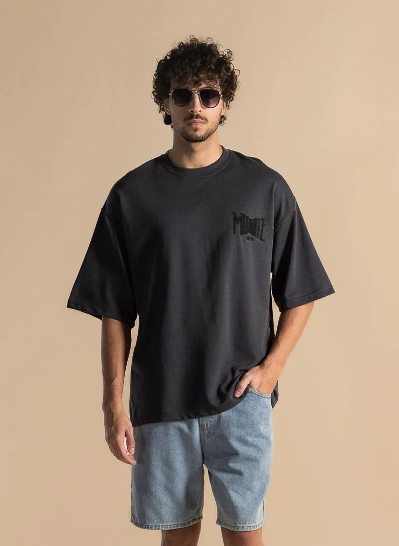 SHAPES DETAIL EMBROIDERED MIDWEIGHT T-SHIRT