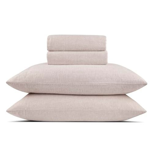Lodge & Linen Flannel Sheets Queen Size Rich Cotton -High GSM Flannel Bed Sheet Deep Pockets - Warm & Cozy Flannel Sheet Set for All Seasons (Dark Oat) - Image 3