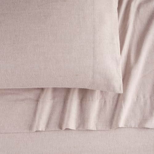 Lodge & Linen Flannel Sheets Queen Size Rich Cotton -High GSM Flannel Bed Sheet Deep Pockets - Warm & Cozy Flannel Sheet Set for All Seasons (Dark Oat) - Image 5