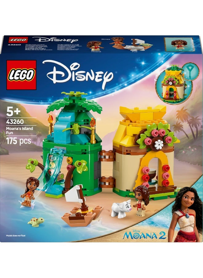 LEGO LEGO Disney Moana’s Island Fun 43260 Building Set (175 Pieces)  - Image 2