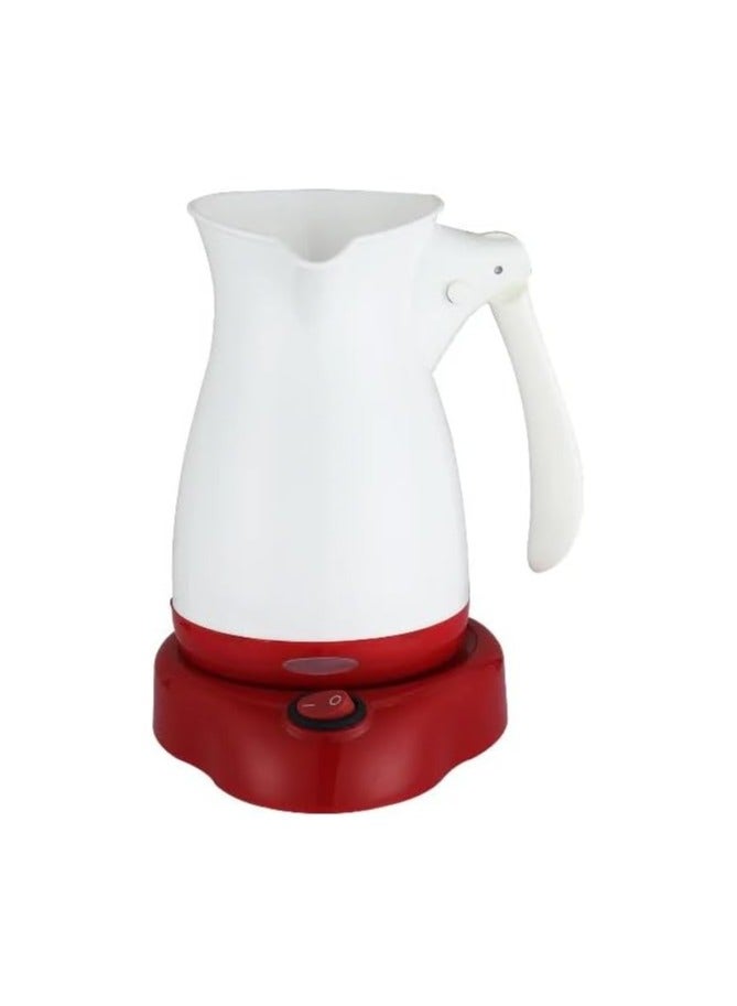 MARADO 500 ML Stainless Steel Coffee Machine Greek Turkish Coffee Maker Portable Waterproof Electric Hot Water Kettle Milk Boiling Heating Pot Portable Tea Maker with Quick Boiling Technology for Home Travel  - Image 1