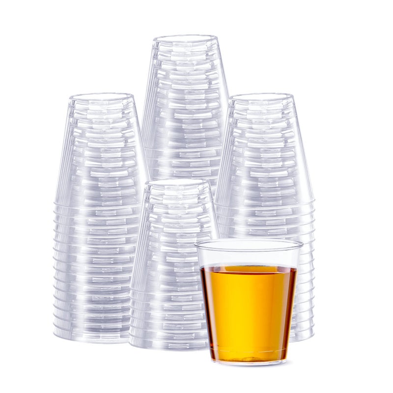SETUP 1 oz  500 Count Clear Hard Plastic Shot Glasses  Disposable Shot Cups Formerly Comfy Package