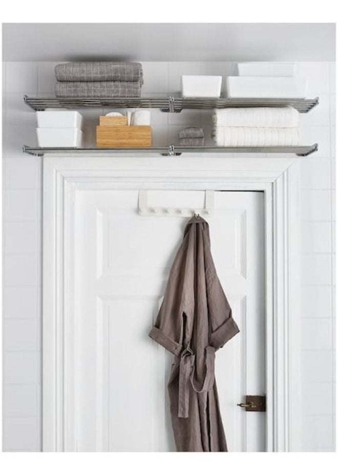 Generic Hanger for door, white 6 Hooks  - Image 2