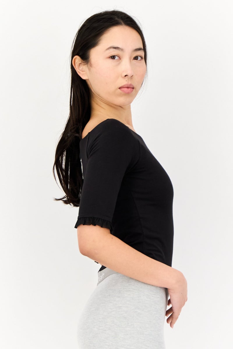PUMA Puma x Charlotte Olympia Women Sportswear Fit Elbow Sleeves Outdoor Bodysuit, Black - Image 2