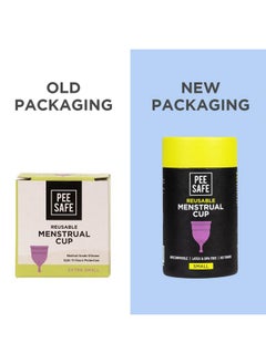 PEESAFE Pee Safe Reusable Menstrual Cup For Women - Small Size With Pouch|Ultra Soft, Odour And Rash Free|100% Medical Grade Silicone |No Leakage | Protection For Up To 8-10 Hours | Us Fda Registered,Pack Of 1  - Image 3