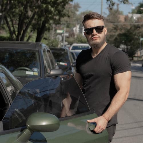 PRIVEL XXL Size Extra Large Square 157MM Polarized Sunglasses for Big Wide Heads Men TR90 Lightweight UV400 Glasses (PMX008P-1) - Image 5