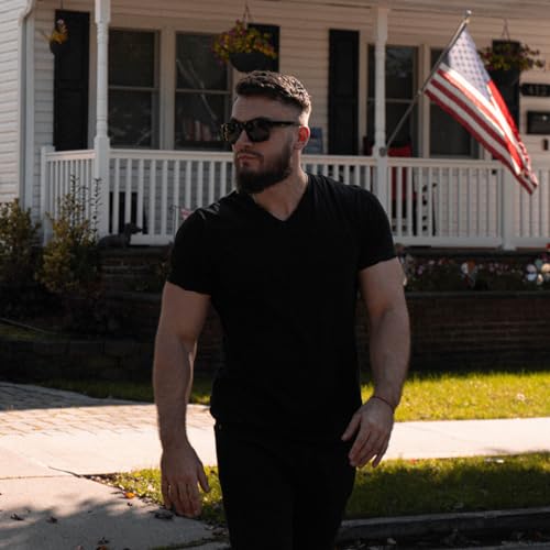 PRIVEL XXL Size Extra Large Square 157MM Polarized Sunglasses for Big Wide Heads Men TR90 Lightweight UV400 Glasses (PMX008P-1) - Image 4