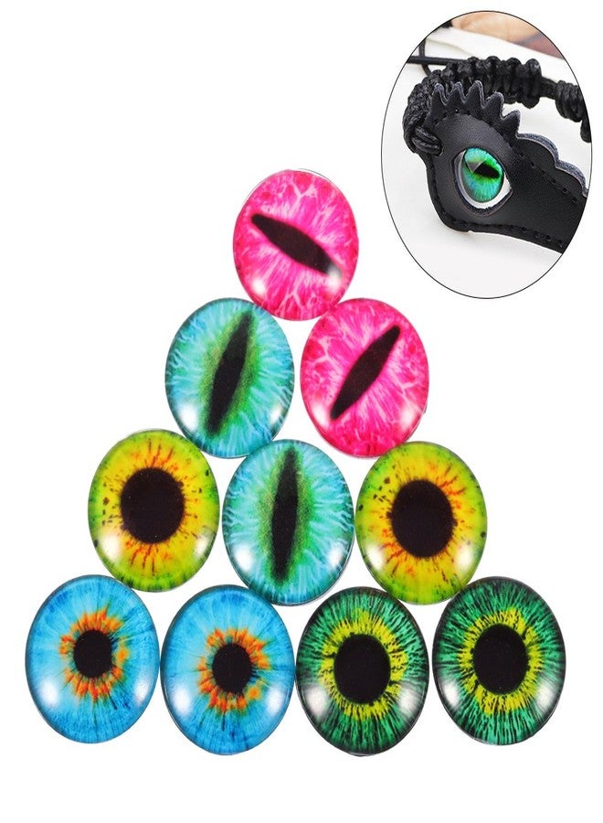 HAUTOCO 120 Pieces Transparent Glass Dome Cabochons Round Cabochons Tiles, Non-calibrated Round 1 inch/25mm for Craft Cameo Pendants Photo Jewelry Necklaces - Image 4