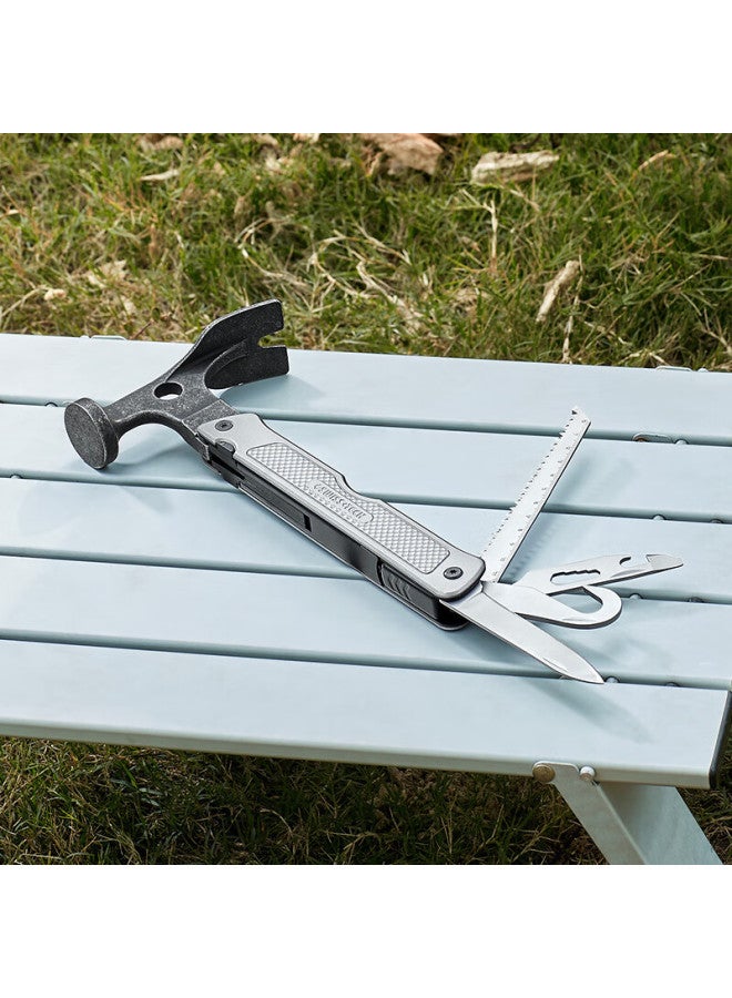 Sheffield Xiefeide Swiss Outdoor Camping Ground Stake Hammer, Multi-Functional Hammer, Tent Canopy Hammer, Mallet, Camping Ram'S Horn Hammer - Image 3