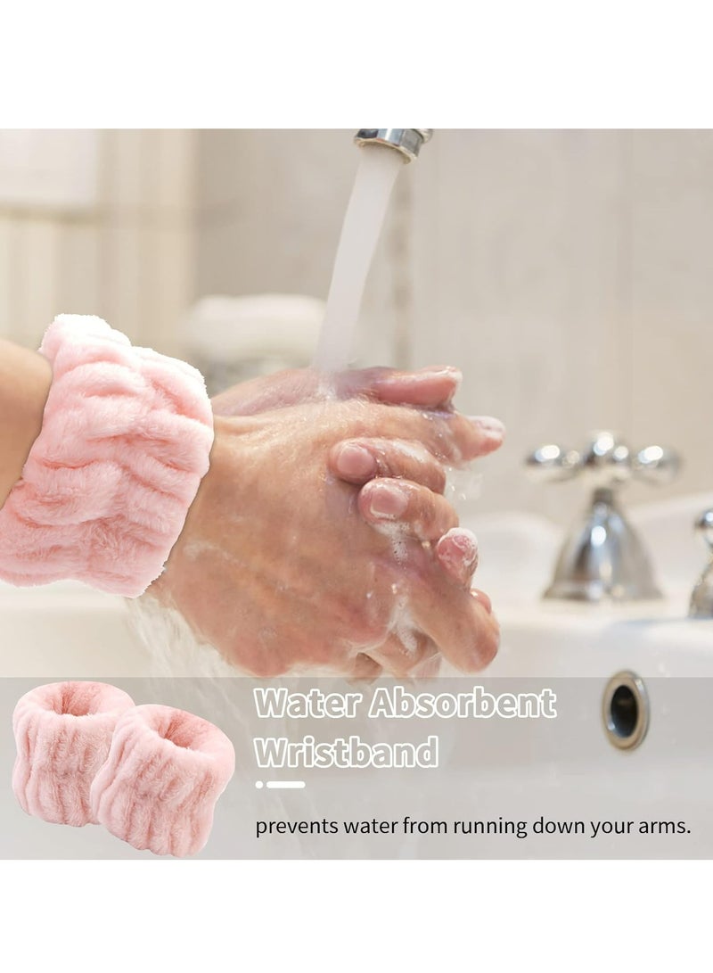 Loquat 6 PCS Spa Headband  Wristband Set for Face Washing  Skincare - Image 3