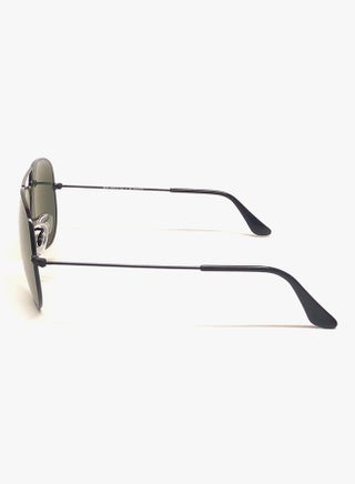 Men Polarized Aviator Sunglasses - RB3025 002 - Lens Size: 58 mm - Black - view 3