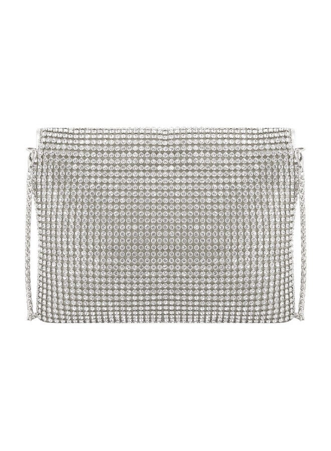 Naimo Bling Crystal Rhinestone Crossbody Bag Diamond Evening Clutch Envelope Handbag Cell Phone Purse for Party Prom - Image 3