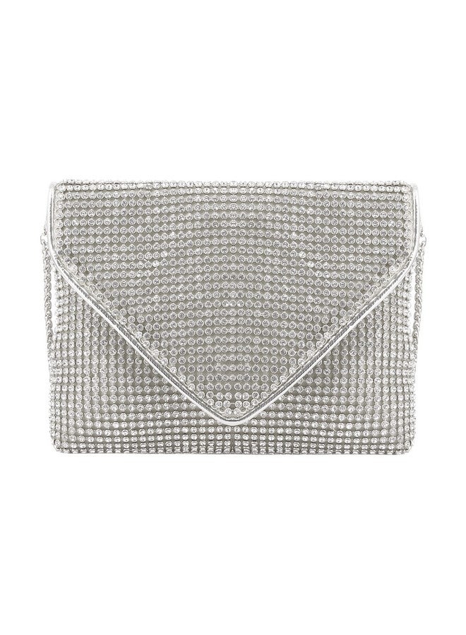 Naimo Bling Crystal Rhinestone Crossbody Bag Diamond Evening Clutch Envelope Handbag Cell Phone Purse for Party Prom - Image 2