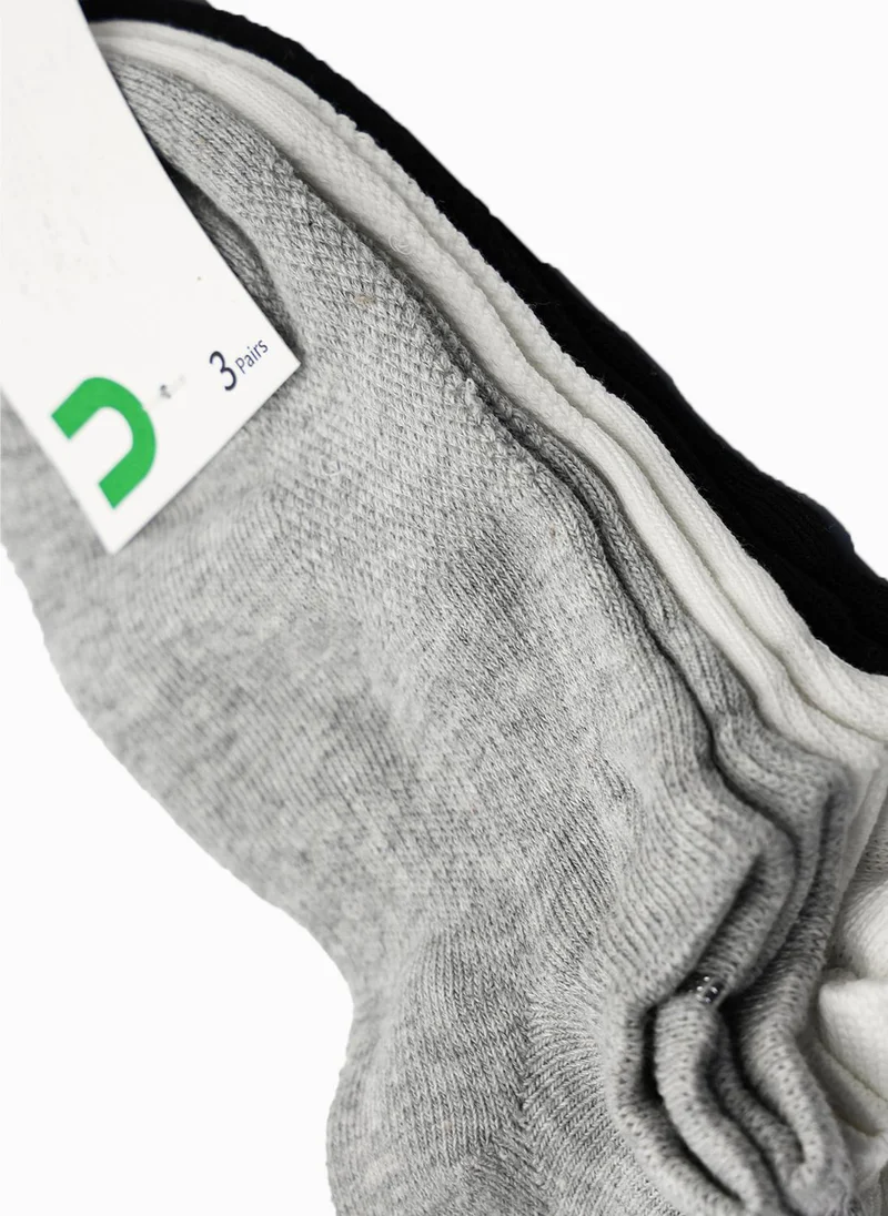 DUOZOULU Men's Boat Socks 3 pairs