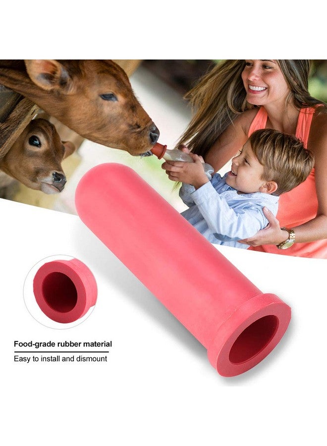 Beufee Calf Milk Drink Nipple, 5pcs Animal Feeding Supplies Little Cow Calf Milk Nipple 10cm Length Rubber Milk Drink Nipples - Image 3