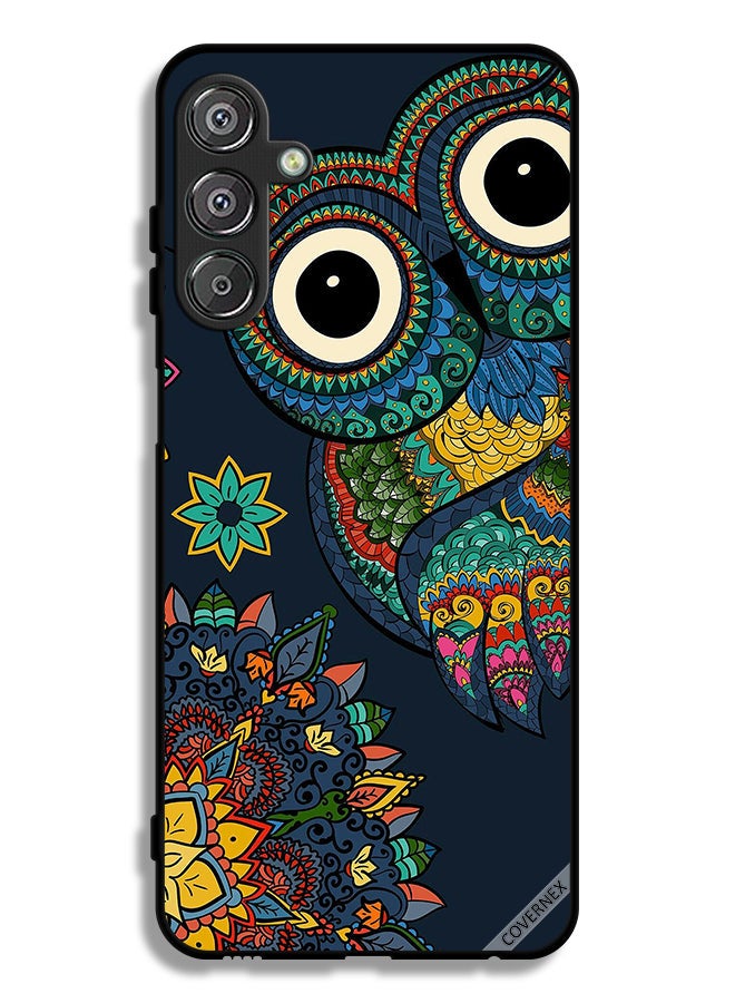 Covernex Samsung Galaxy M15 5G Protective Case Cover Floral Owl - Image 1