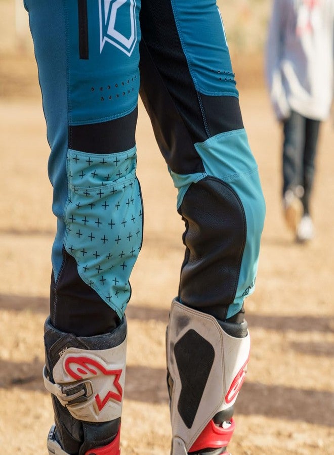 إم اس أر بنطلون نوفا نسائي من إم إس آر، لون أزرق مخضر، مقاس 2 - Image 5