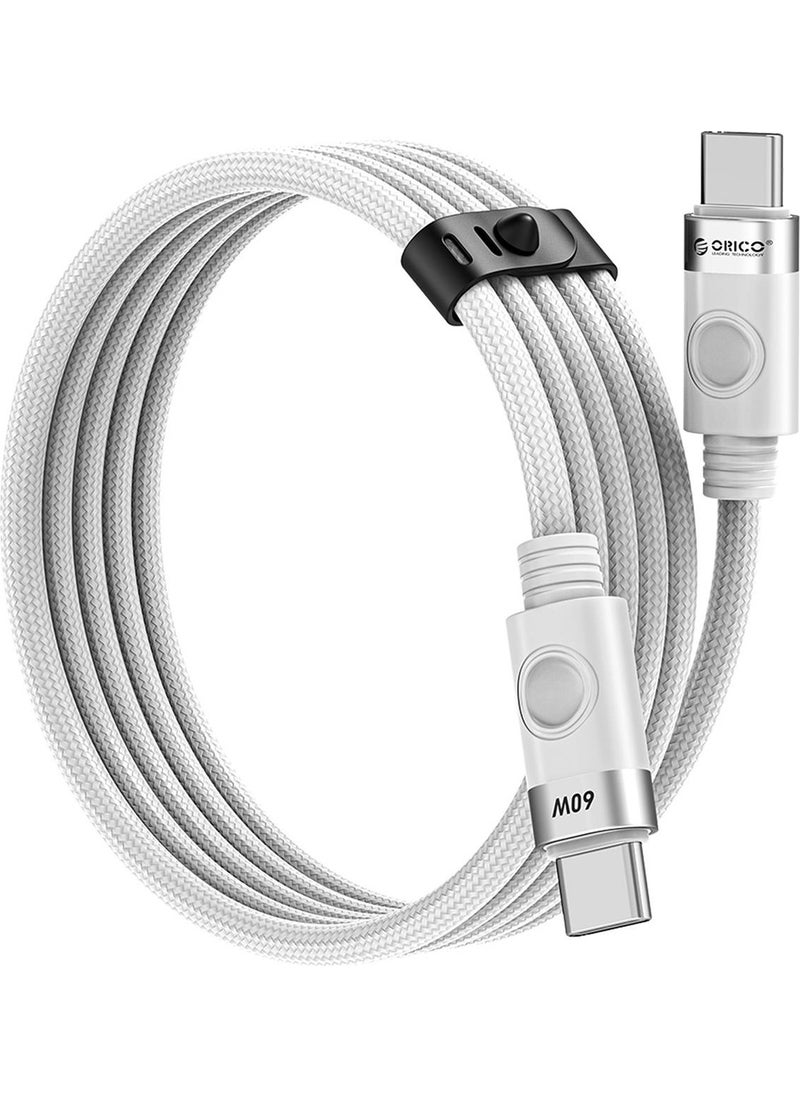 CDX-60CC-BK-BP 60W 3A Pd Type-C To Type-C Fast Charging and Data Cable 1 Meter Black