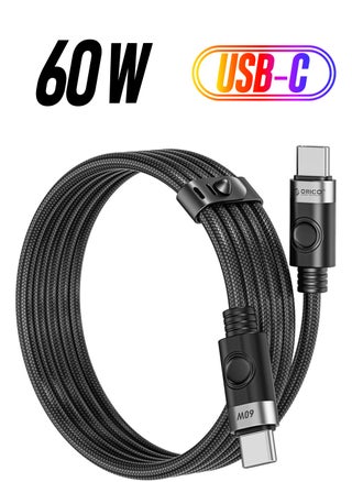 CDX-60CC-BK-BP 60W 3A Pd Type-C To Type-C Fast Charging and Data Cable 1 Meter Black - pzsku/Z72F5E22849A39E99B845Z/45/_/1738266559/2117b9bb-654c-4c5d-9076-f8111d94a0ee