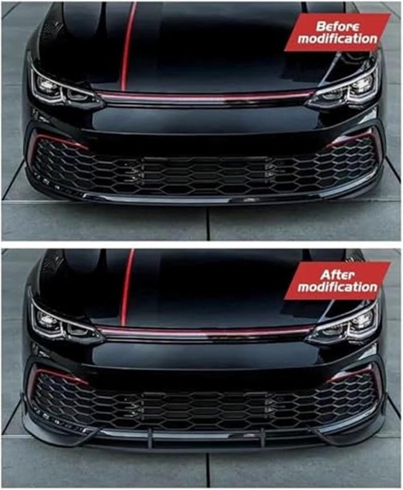 Wivplex Front Lip Bumper Spoiler for VW Golf 8 GTI R - Image 5
