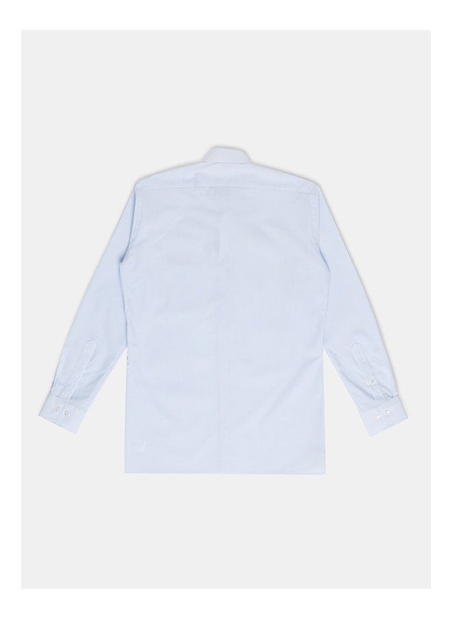 Olymp - Collared Neck Long Sleeve Stripes Shirt - Image 1