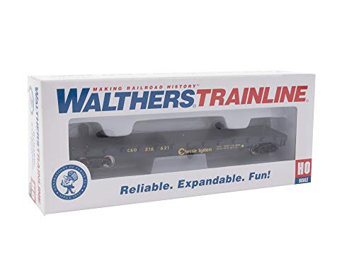 Walthers Trainline عربة فلات تشيسي من وولثرز ترينلاين - Image 3