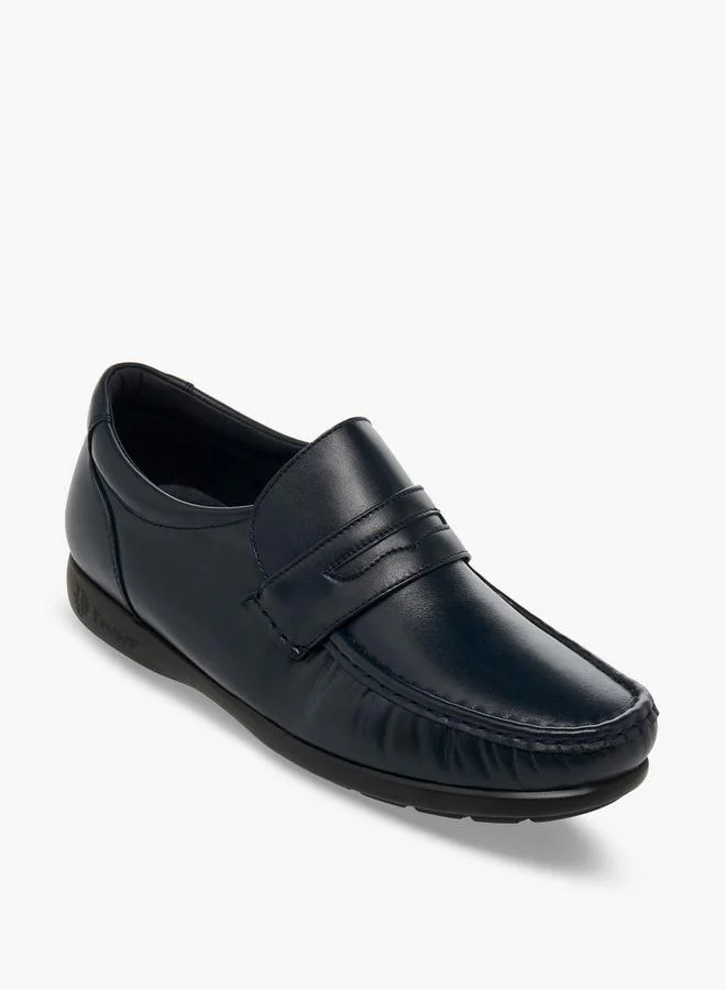 بينوسوس Men Slip-On Leather Loafers