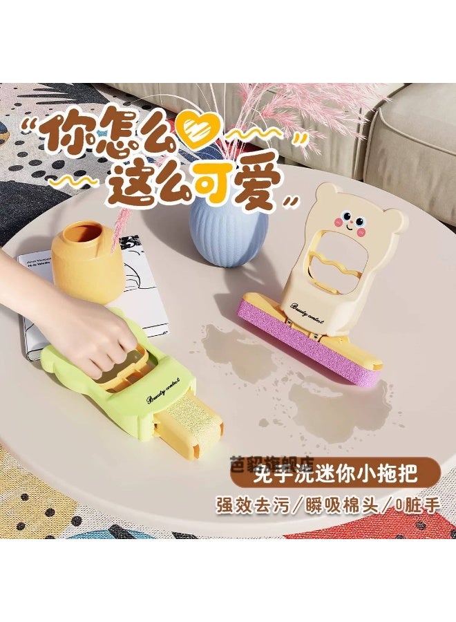 This glass and mirror cleaning sponge is cute and practical in the shape of a teddy bear, for faster and easier cleaning. - Image 3