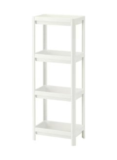 Generic Storage Shelf Organizer for Kitchen Bathroom Shelves Garage Home Pantry Closet Office White  - Image 1