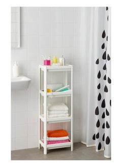 Generic Storage Shelf Organizer for Kitchen Bathroom Shelves Garage Home Pantry Closet Office White  - Image 3