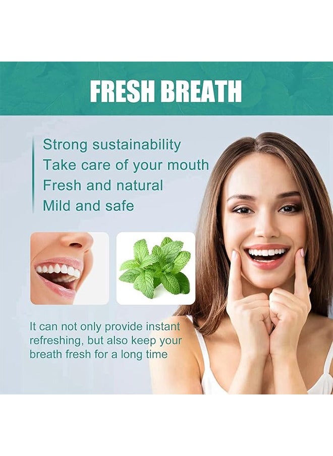 Mint Multi Effeet Fresh Oral Spray,Bad Breath Treatment for Adults ,Dry and Bad Mouth Smell Removing Drops,Easy to Carry and Handy Fresh Breath Oil-serum, 20 ml  - Image 3