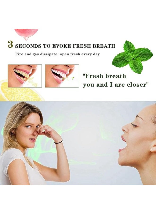 Mint Multi Effeet Fresh Oral Spray,Bad Breath Treatment for Adults ,Dry and Bad Mouth Smell Removing Drops,Easy to Carry and Handy Fresh Breath Oil-serum, 20 ml  - Image 2