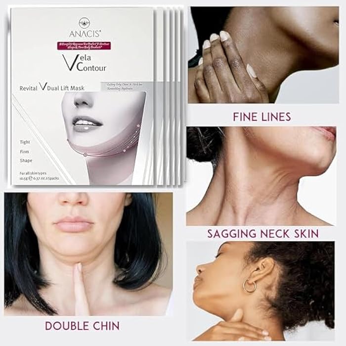 Anacis Advanced Neck Cream and Masks Targets Fine Lines, Wrinkles, Loss of Firmness, Elasticity, and Uneven Skin Tone for Women and Men Face Moisturizer - Image 4