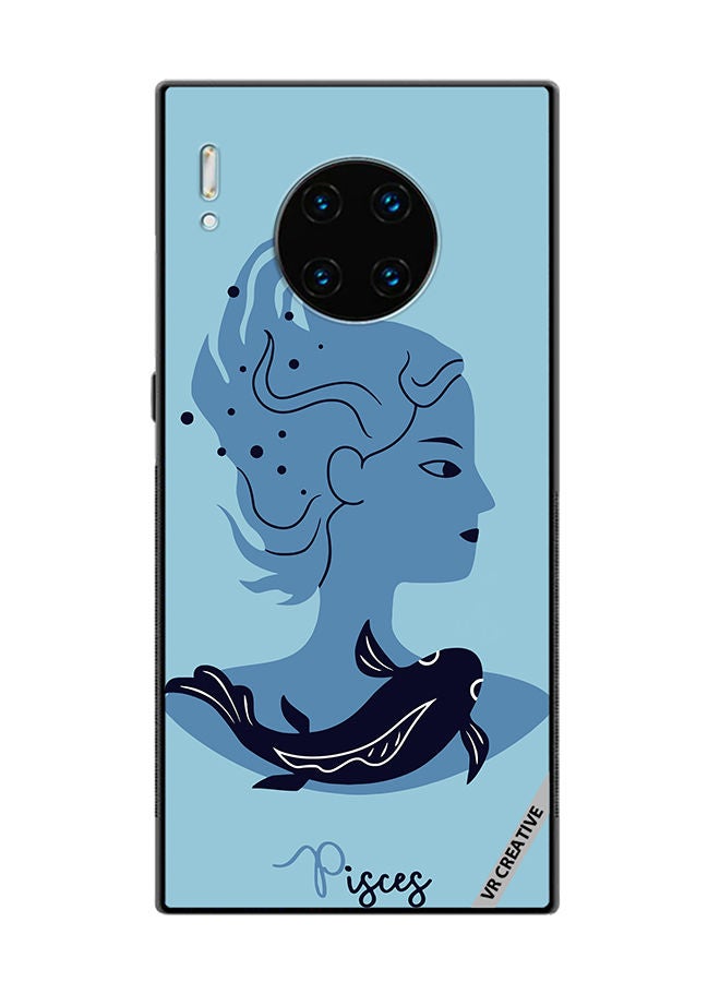 VR CREATIVE Protective Case Cover For Huawei Mate 30 Pro Pisces Zodiac Sign 2 Design Multicolour - Image 1