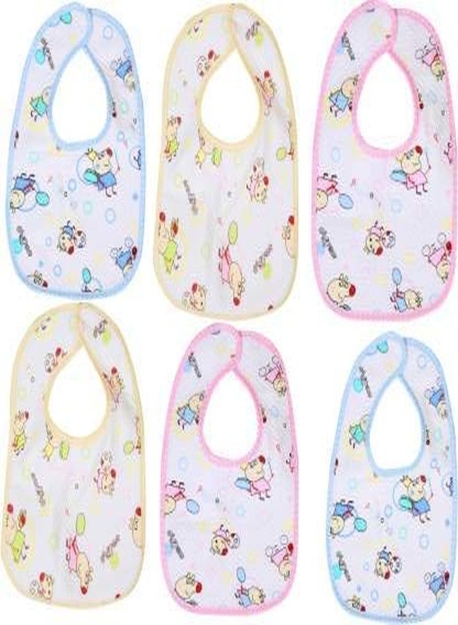 ikis Waterproof Quick Dry Baby Bibs/Aprons for The Babies Pack of 6 - Image 1