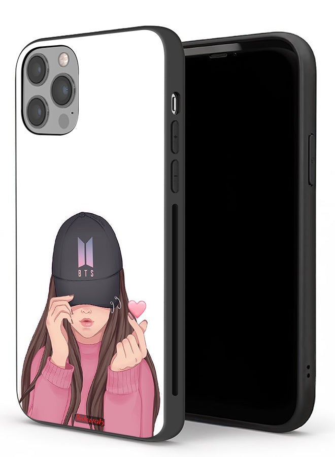 Tolwak Apple iPhone 12 Pro Max Protective Case Girl Making Snap - Image 1