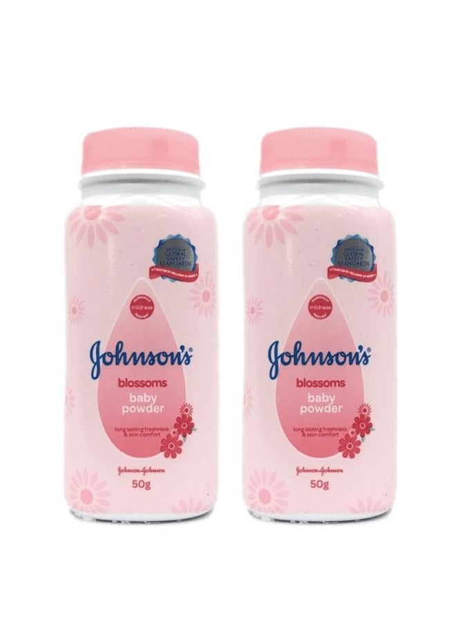 Johnson's Baby blossoms baby powder 2 Pcs 2*50 g 