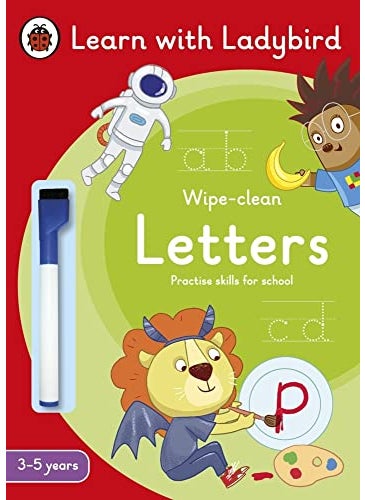 Letters A Learn With Ladybird Wipeclean Activity Book 35 Years Ideal For Home Learning Eyfs 
