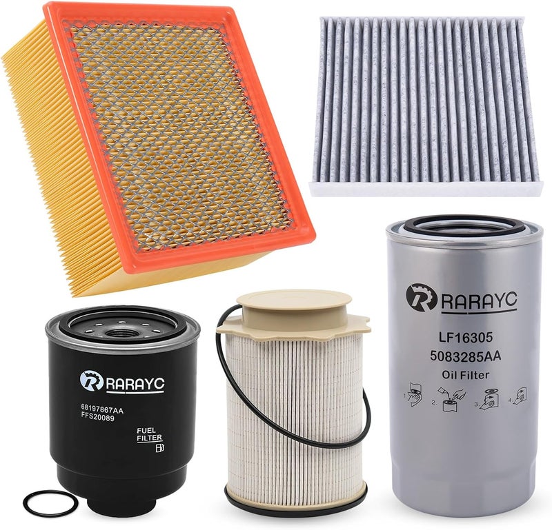 RARAYC 6.7L Cummins Fuel Filter Kit for Dodge Ram 2500 3500 4500 5500 (2013-2018) - Image 1