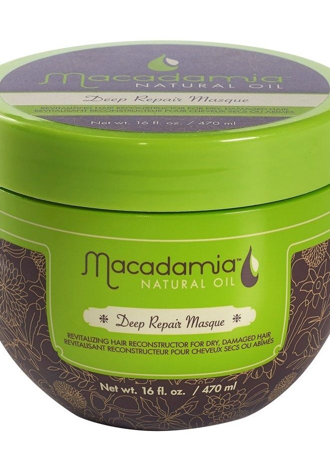 Macadamia Natural Oil Deep Repair Masque, 16 FL OZ  - Image 1