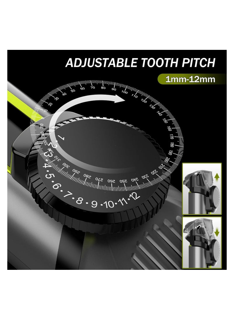 SOLARAE Beard Trimmer for Men Adjustable, Hair Clippers Rechargeable Electric Cordless Kit, Waterproof Professional Barbers Set, Mens Mustache Trimmers, Electric Razor Shaver for Nose Body Face Mustache - Image 2