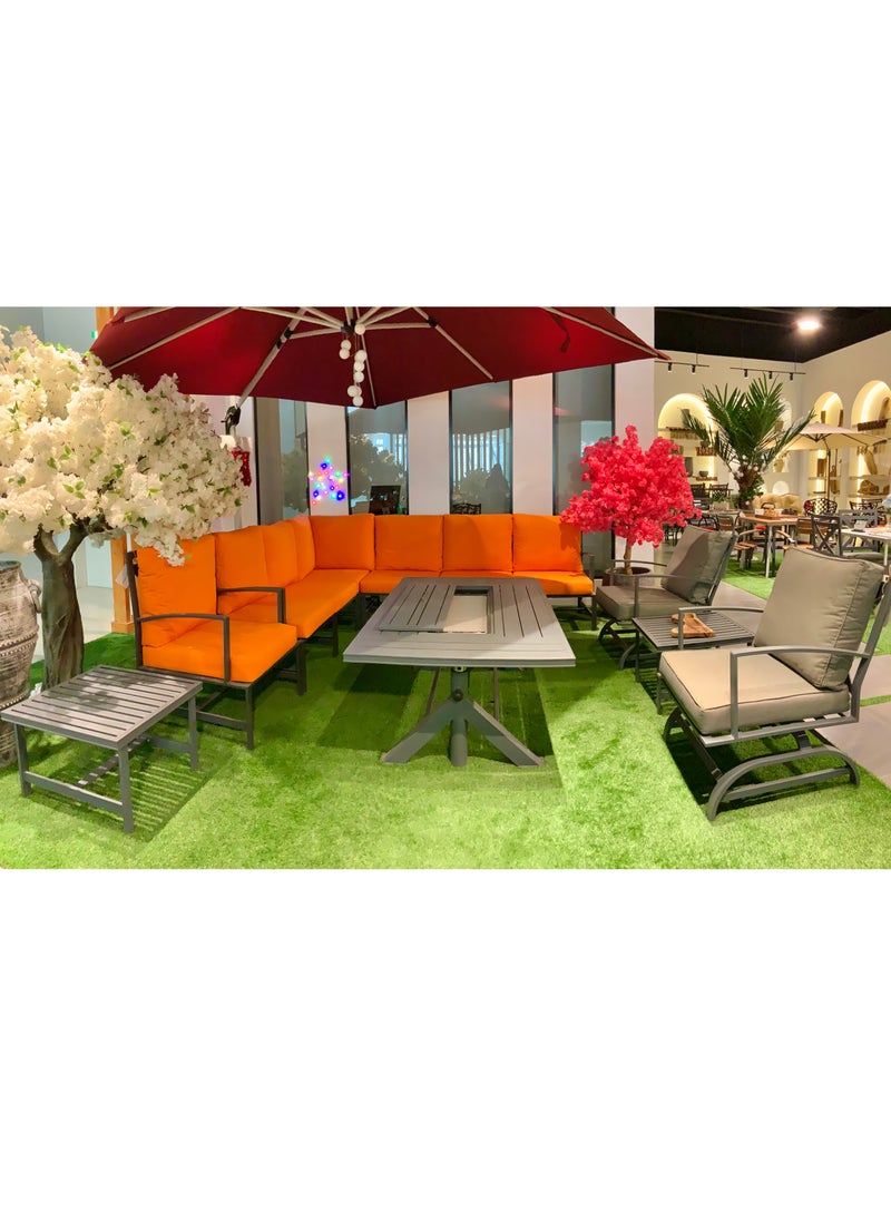 Schondor Furniture Dallas | Dining Set | Outdoor Furniture | Made in Aluminum Cast | Patio | Garden | Backyard  - Image 1