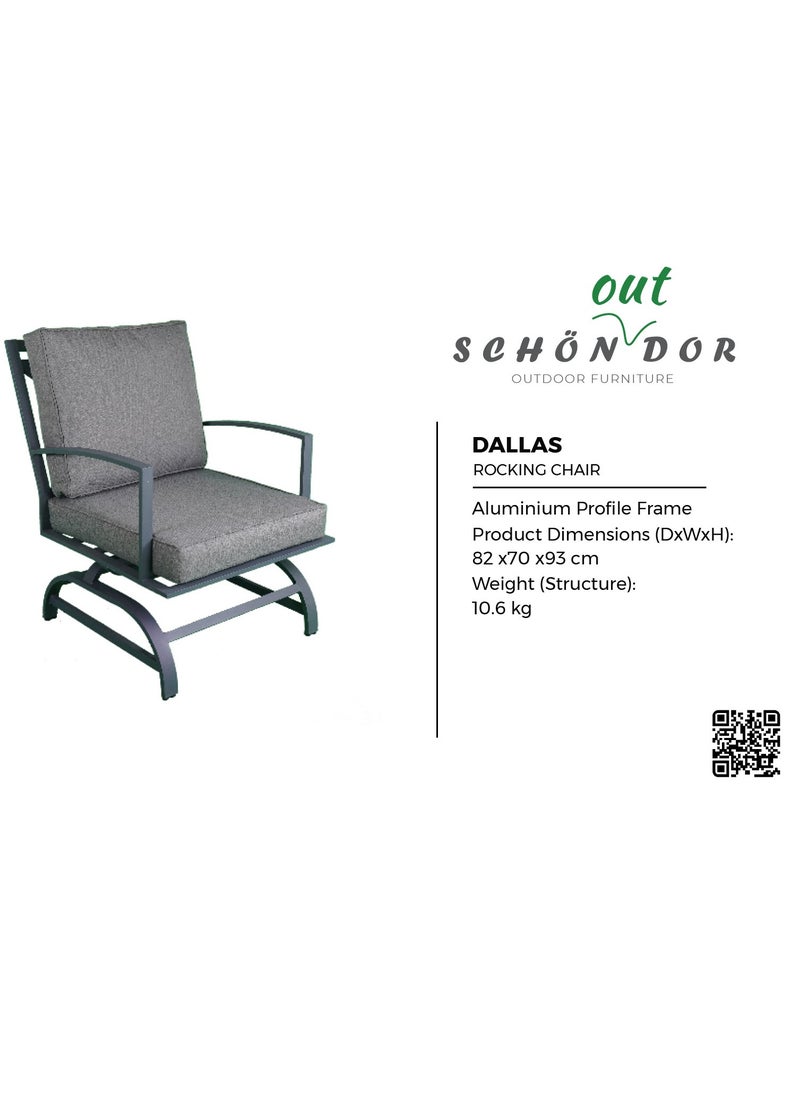 Schondor Furniture Dallas | Dining Set | Outdoor Furniture | Made in Aluminum Cast | Patio | Garden | Backyard  - Image 2