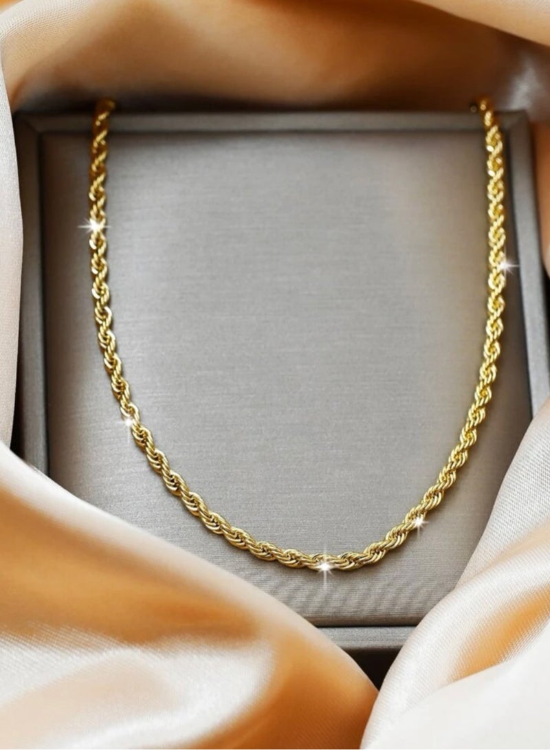 NEW STYLE Stainless Steel Gold Plated Choker Necklace For Women - Image 2